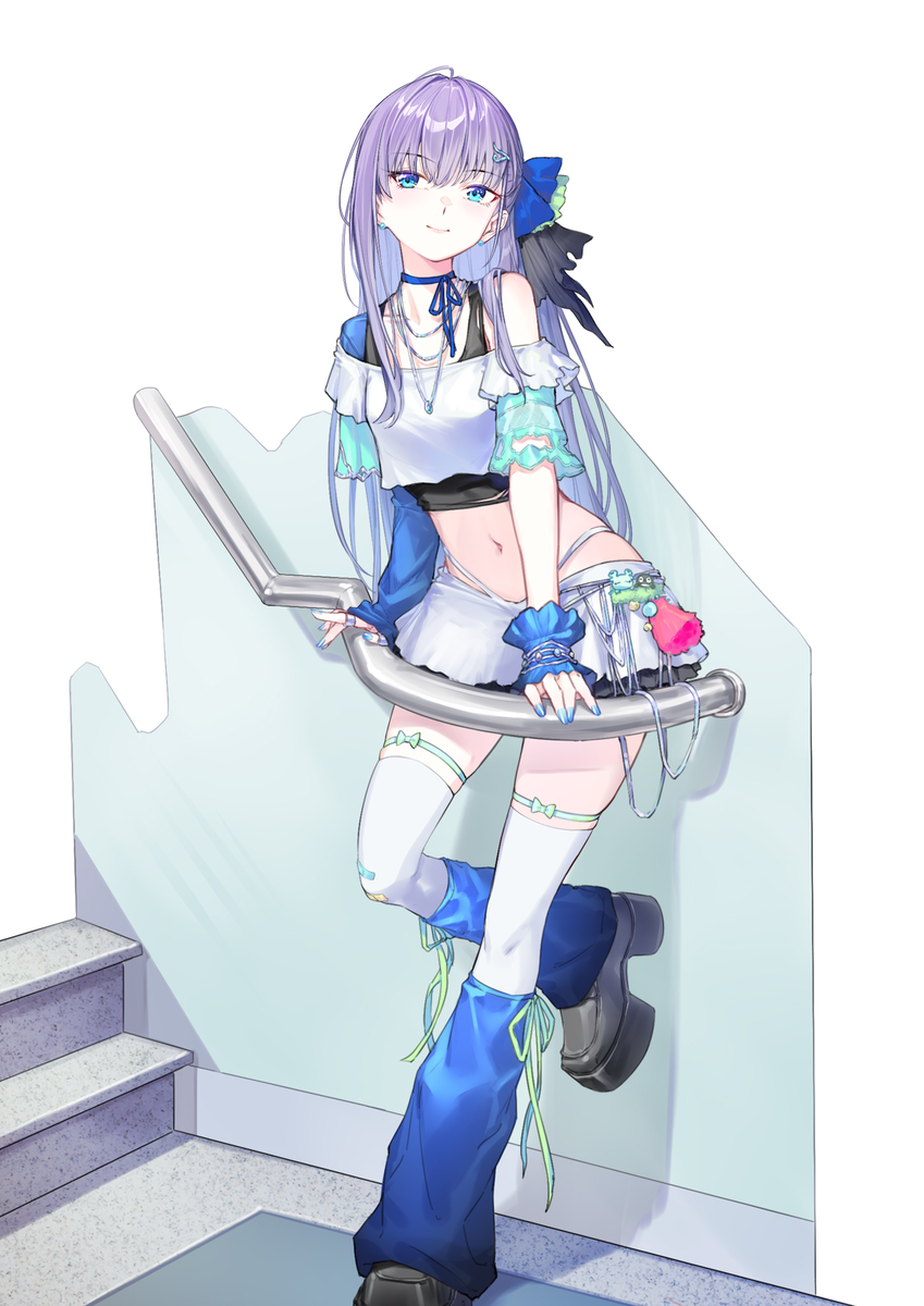 This is a pixiv picture whose title is 💙✨.