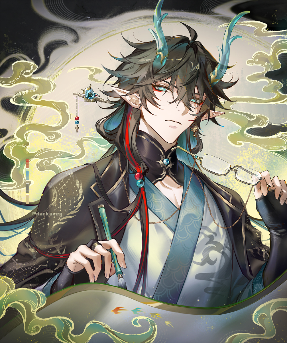 This is a pixiv picture whose title is Lunae.