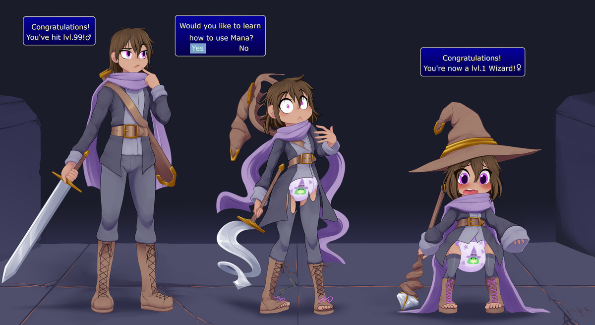 This is a pixiv picture whose title is Magic Unlocked!.