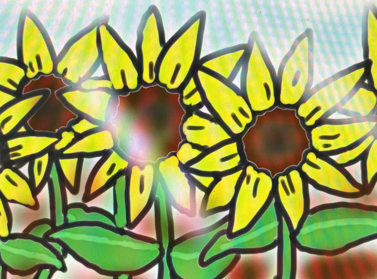 This is a pixiv picture whose title is ひまわり畑✨🌻✨.