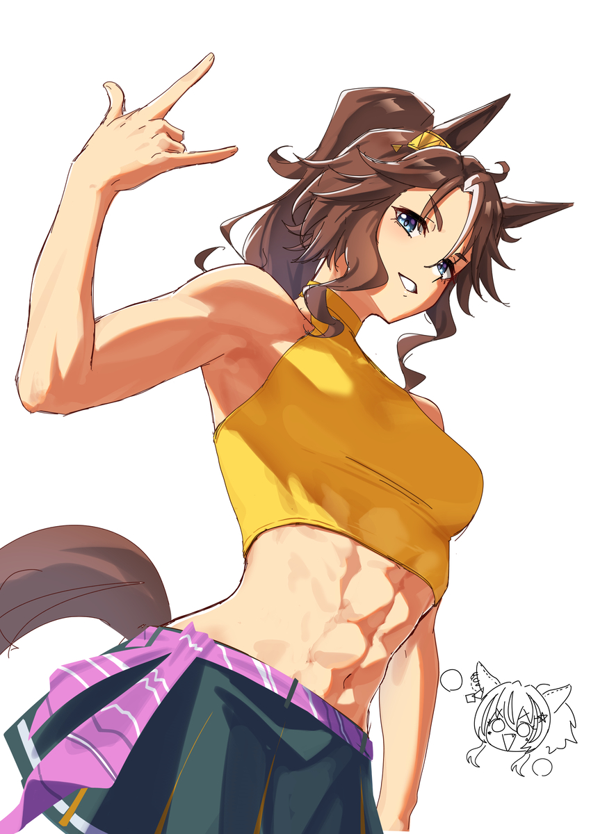This is a pixiv picture whose title is メジロパーマー.