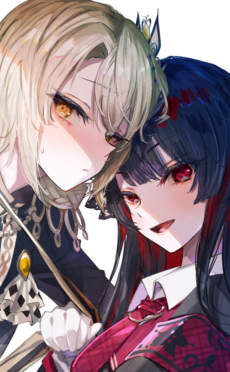 This is a pixiv picture whose title is ヒロとレイア.
