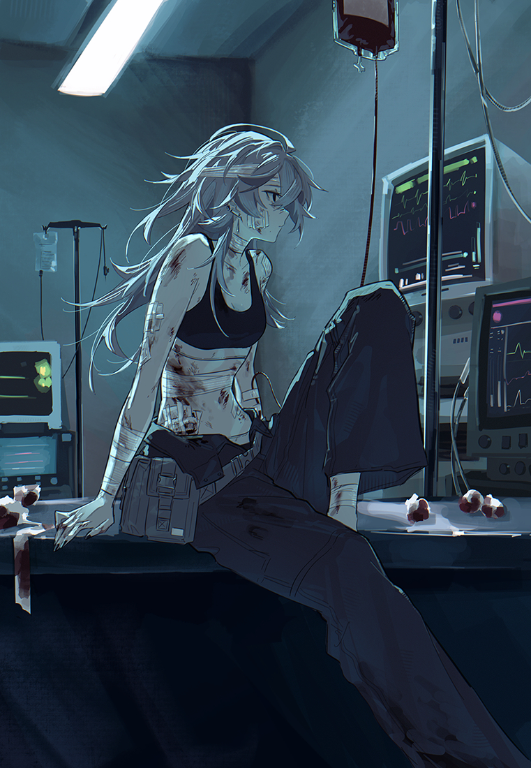This is a pixiv picture whose title is 💉.