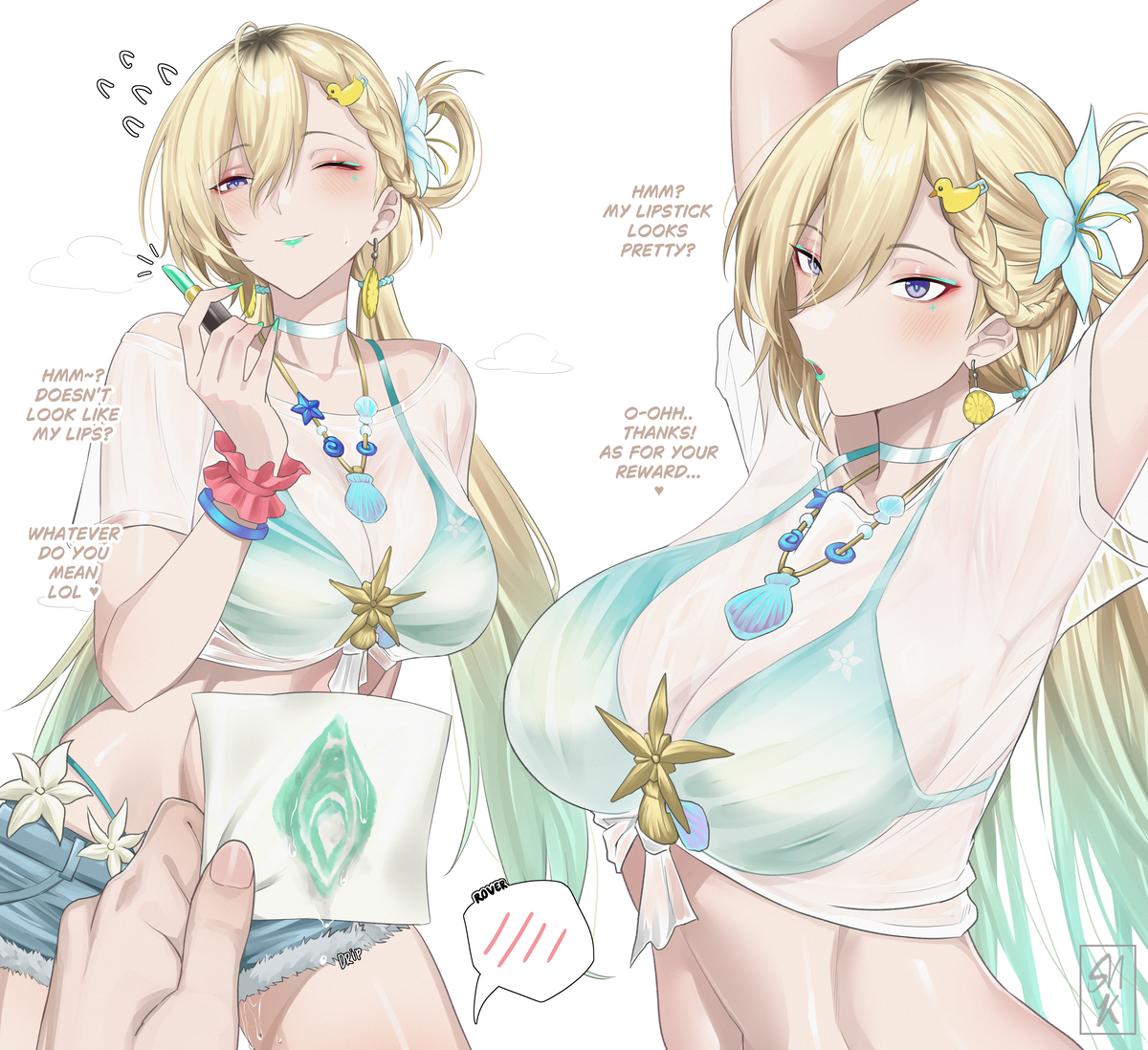 This is a pixiv picture whose title is Lynae Lipstick.