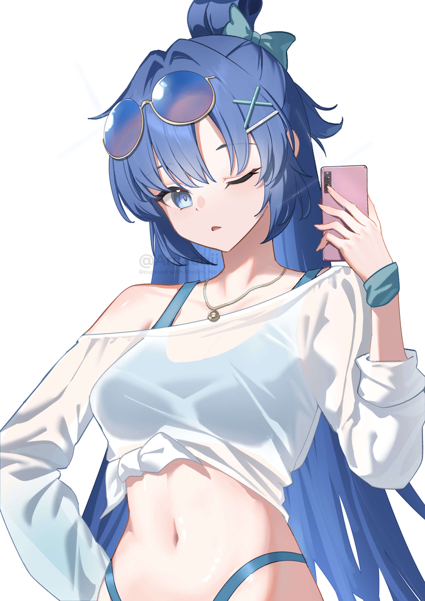 This is a pixiv picture whose title is ユウカ.