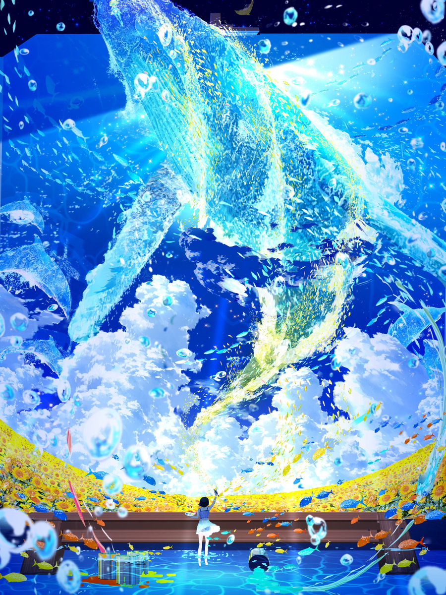 This is a pixiv picture whose title is 夏の音 ← 🌻 → 夏の味.