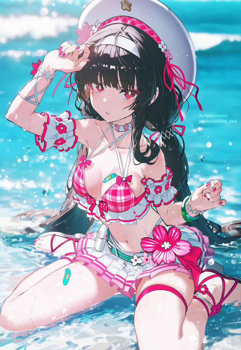 This is a pixiv picture whose title is 千千的咲.