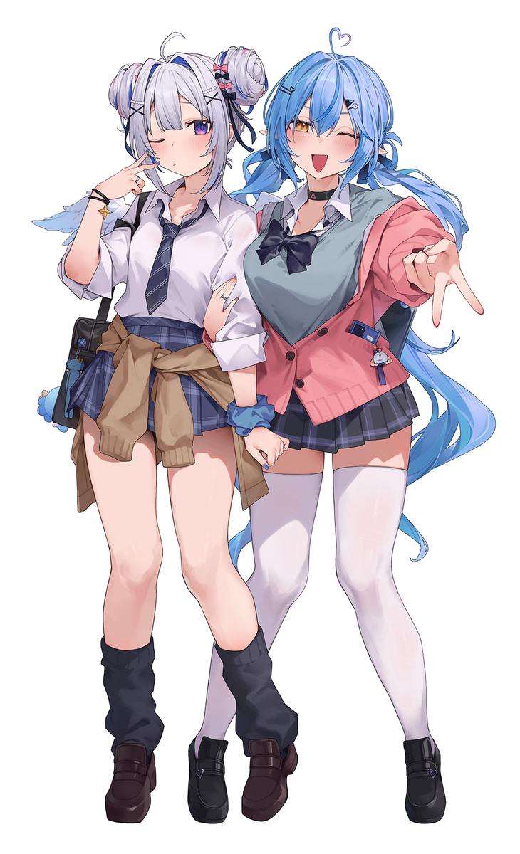 This is a pixiv picture whose title is ぎゃうなゴリレバ.