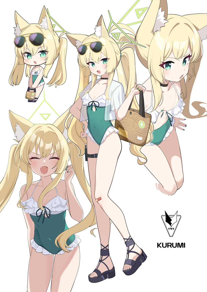 This is a pixiv picture whose title is クルミ😆🕶️.