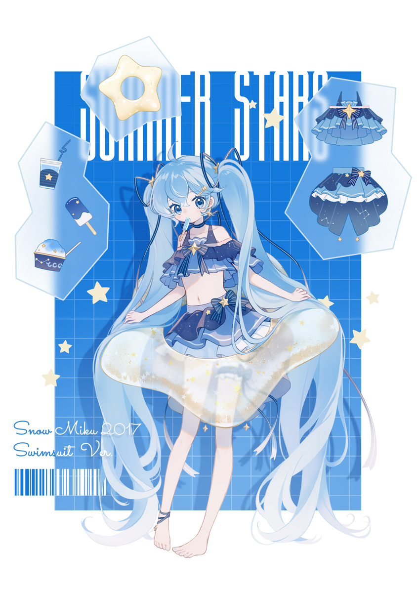This is a pixiv picture whose title is 夏.