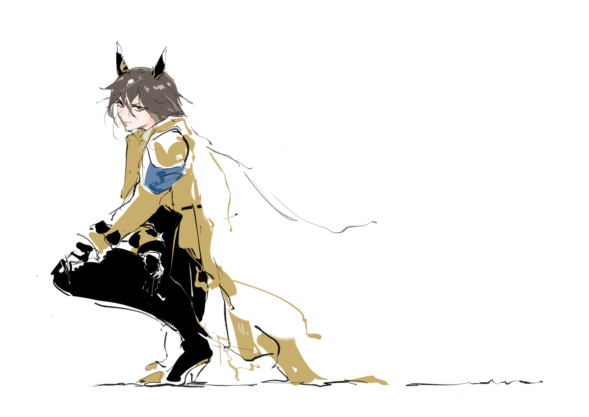 This is a pixiv picture whose title is 黄金の.