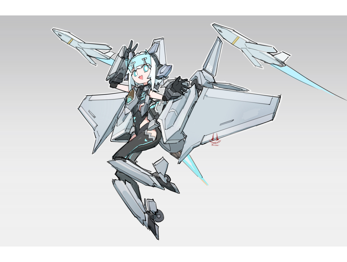 This is a pixiv picture whose title is 第三个F35.