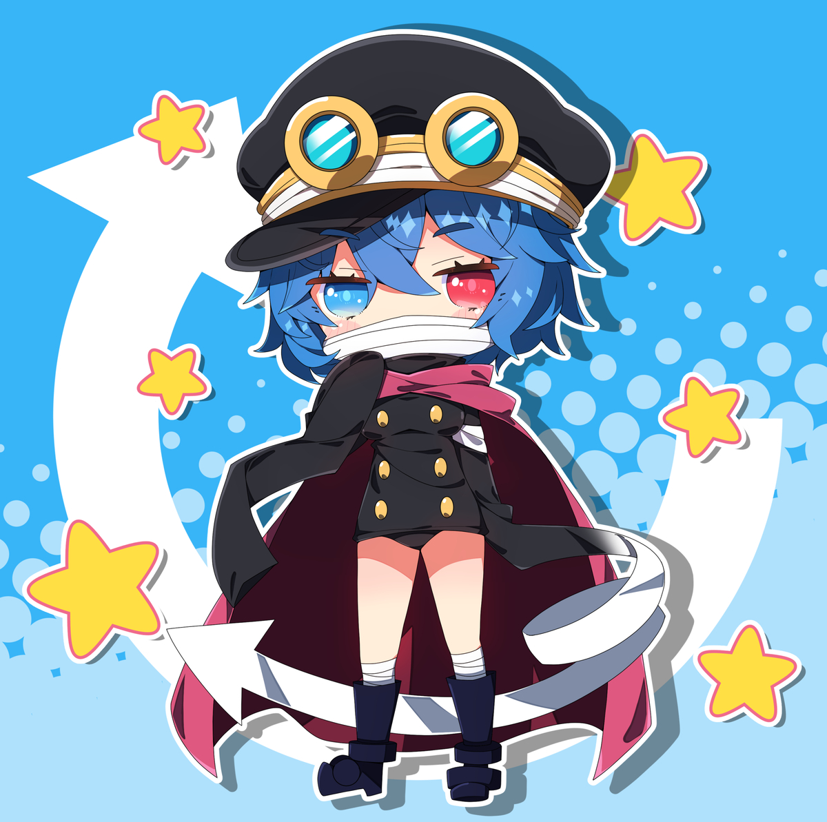 This is a pixiv picture whose title is 軍子。.