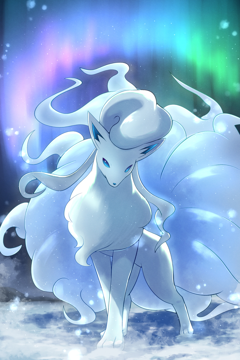 This is a pixiv picture whose title is アローラキュウコン.