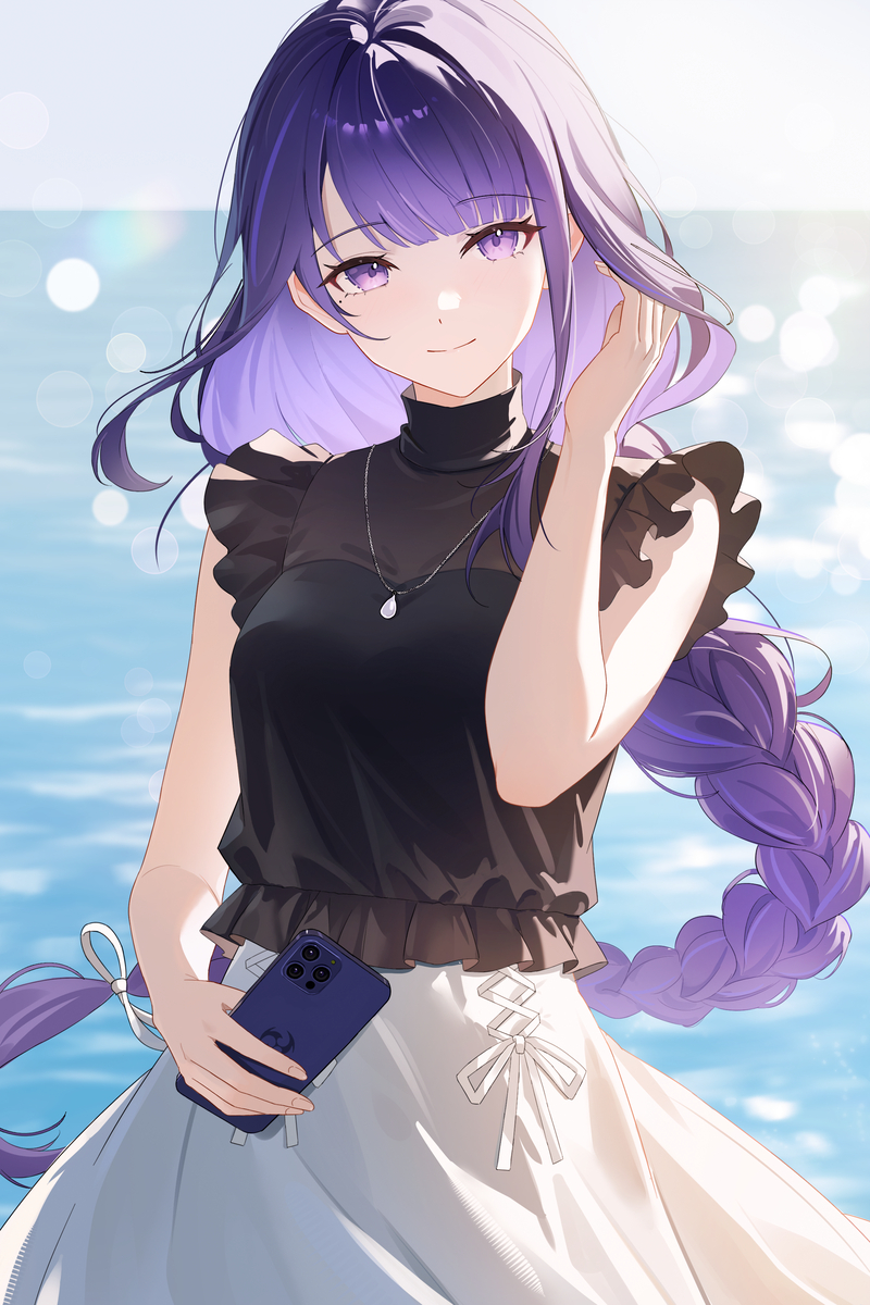 This is a pixiv picture whose title is もう少しだけ、私と歩いてくれる？.