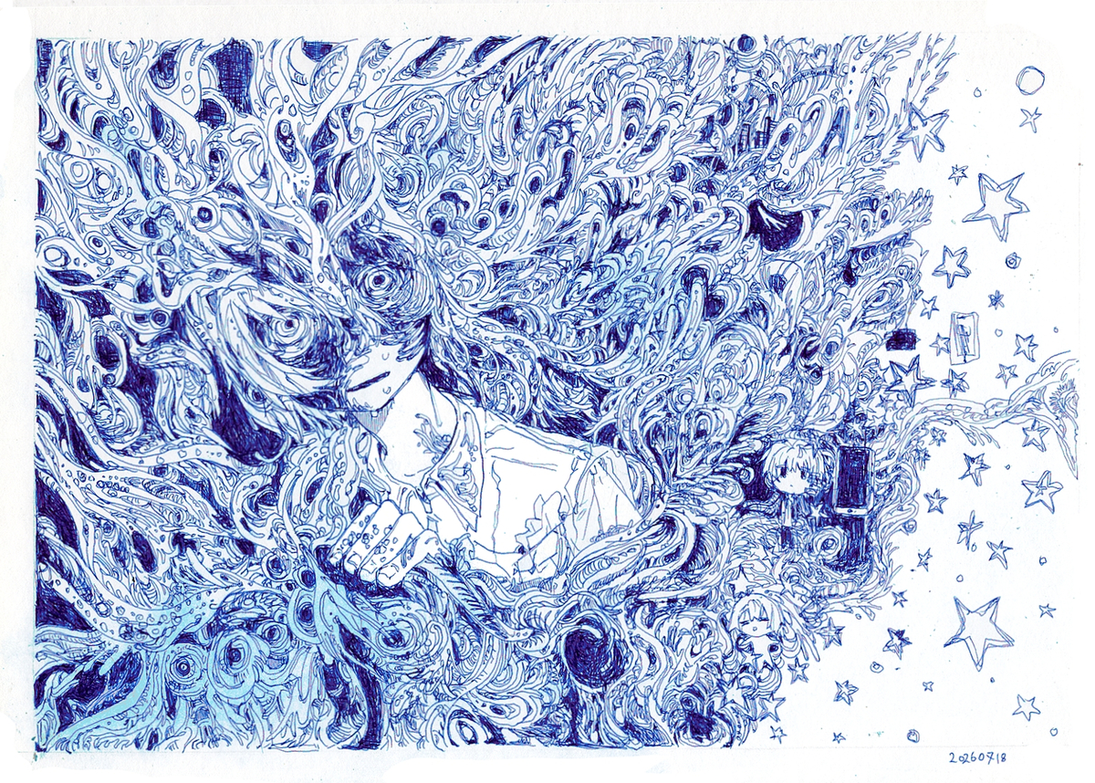 This is a pixiv picture whose title is -.