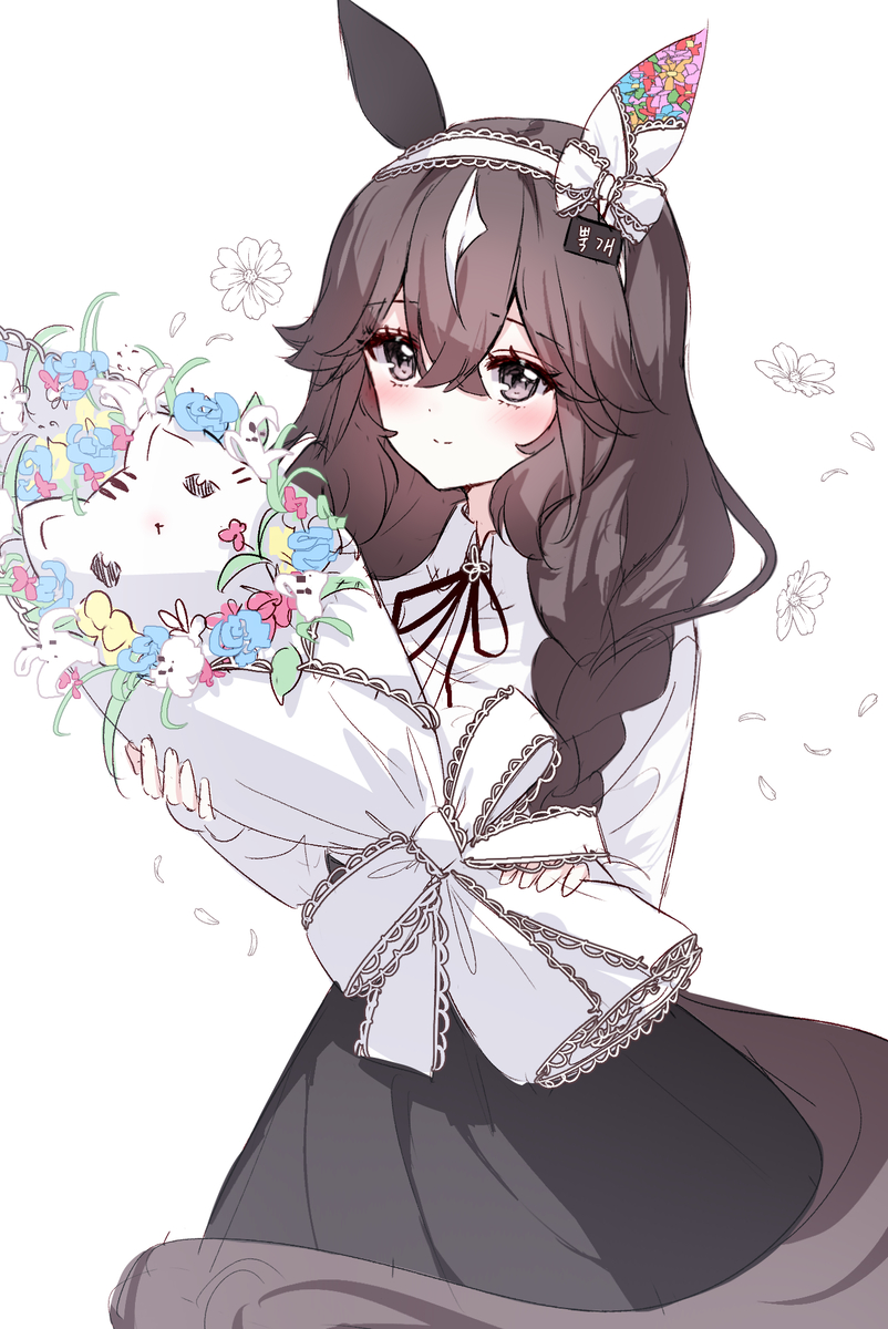 This is a pixiv picture whose title is ブーケちゃんぷにぷに.