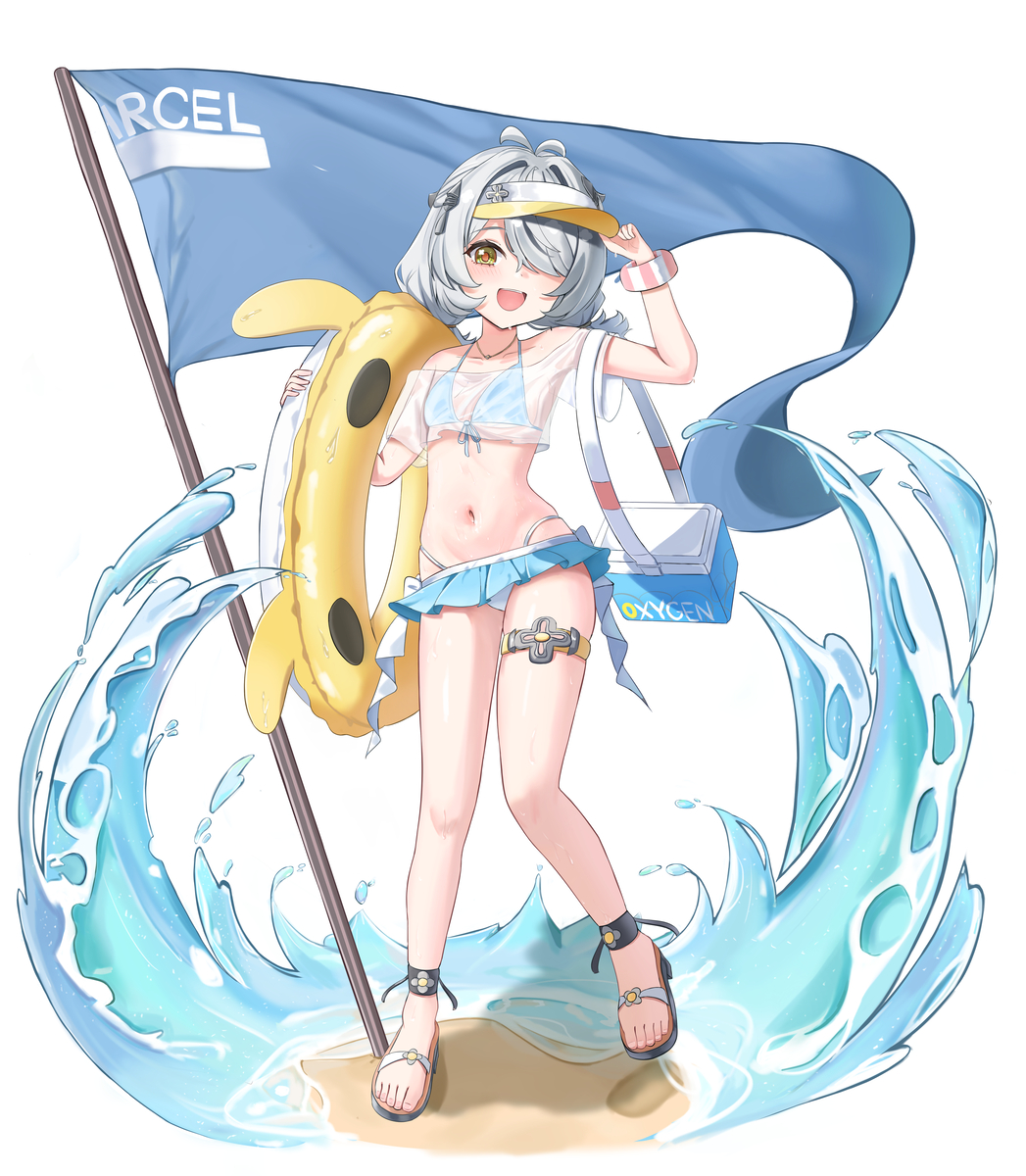 This is a pixiv picture whose title is Dracaena Sunbringer (Swimsuit).