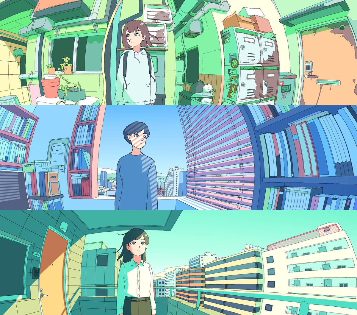 This is a pixiv picture whose title is 帯イラスト.