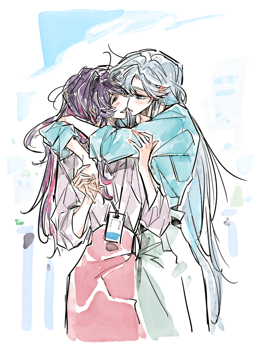 This is a pixiv picture whose title is Lovecurse　望舒×季然まとめ２.