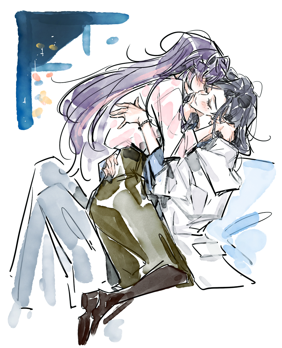 This is a pixiv picture whose title is Lovecurse　望舒×祁熠まとめ２.