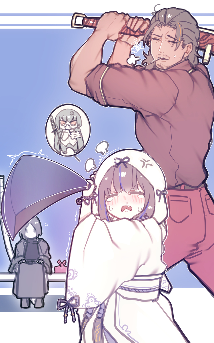 This is a pixiv picture whose title is “妈妈是不是不要我了?”.