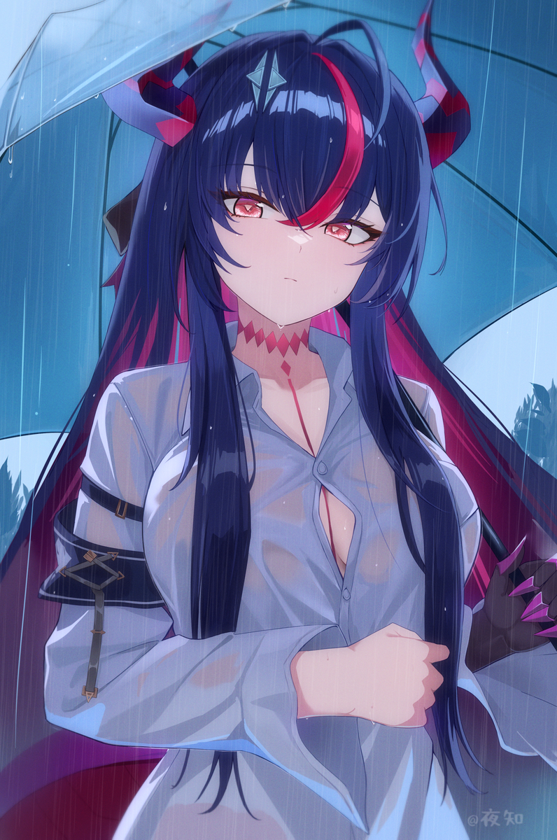 This is a pixiv picture whose title is 真紅.
