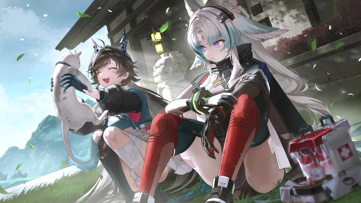 This is a pixiv picture whose title is Arcane & Chen after break.
