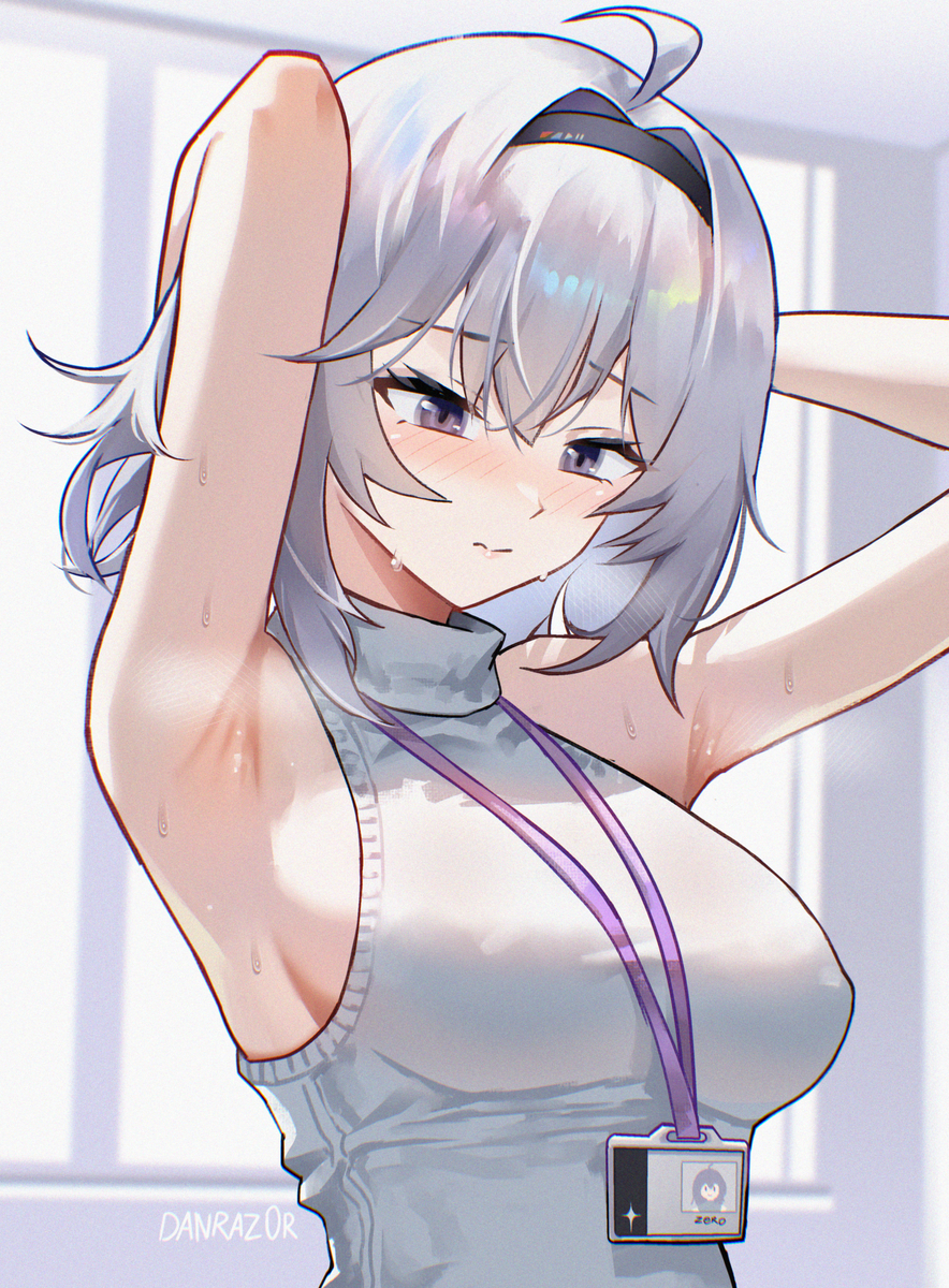 This is a pixiv picture whose title is Zero Armpits!.