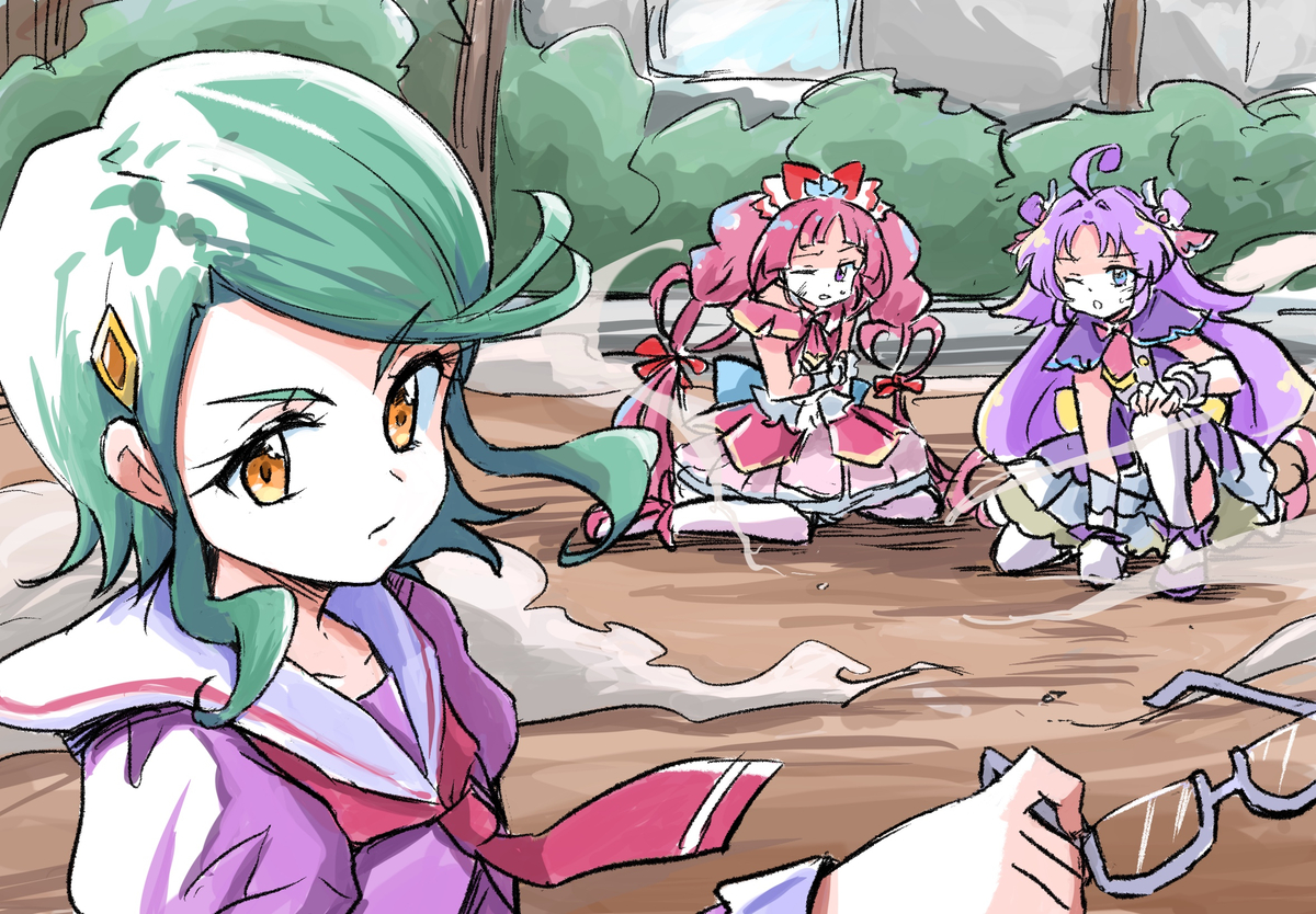 This is a pixiv picture whose title is 本気れいちゃん.