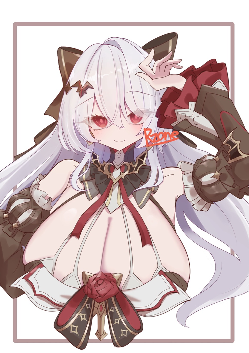 This is a pixiv picture whose title is 大月下.
