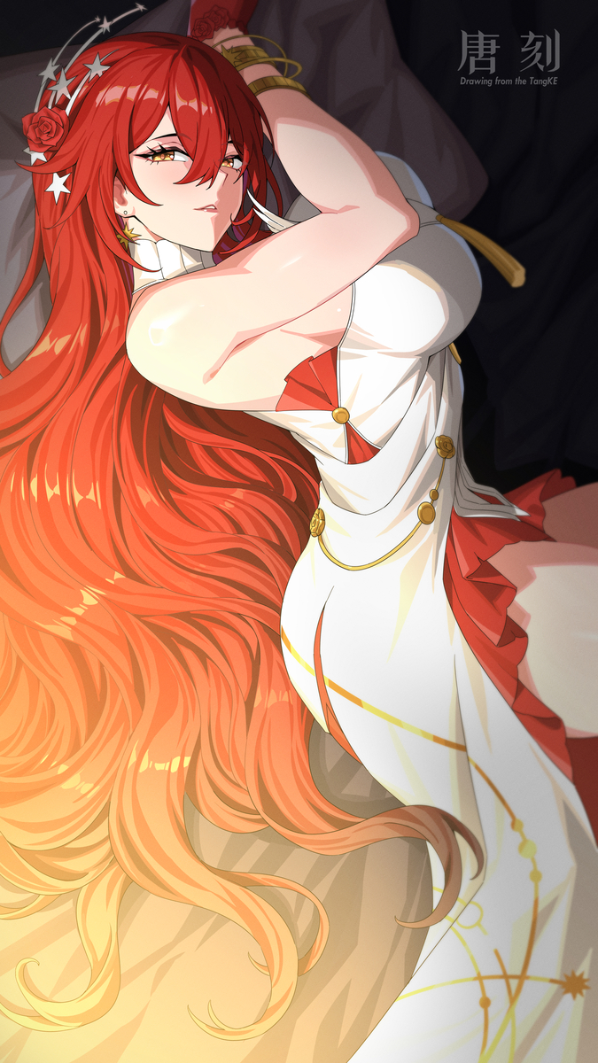 This is a pixiv picture whose title is 姬子启行.