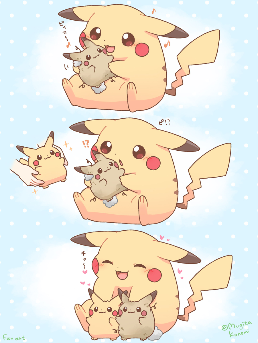 This is a pixiv picture whose title is ポケモンのイラスト漫画まとめ.