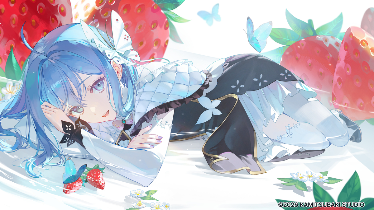 This is a pixiv picture whose title is 「ストロベリーライブ3」 KVイラスト.