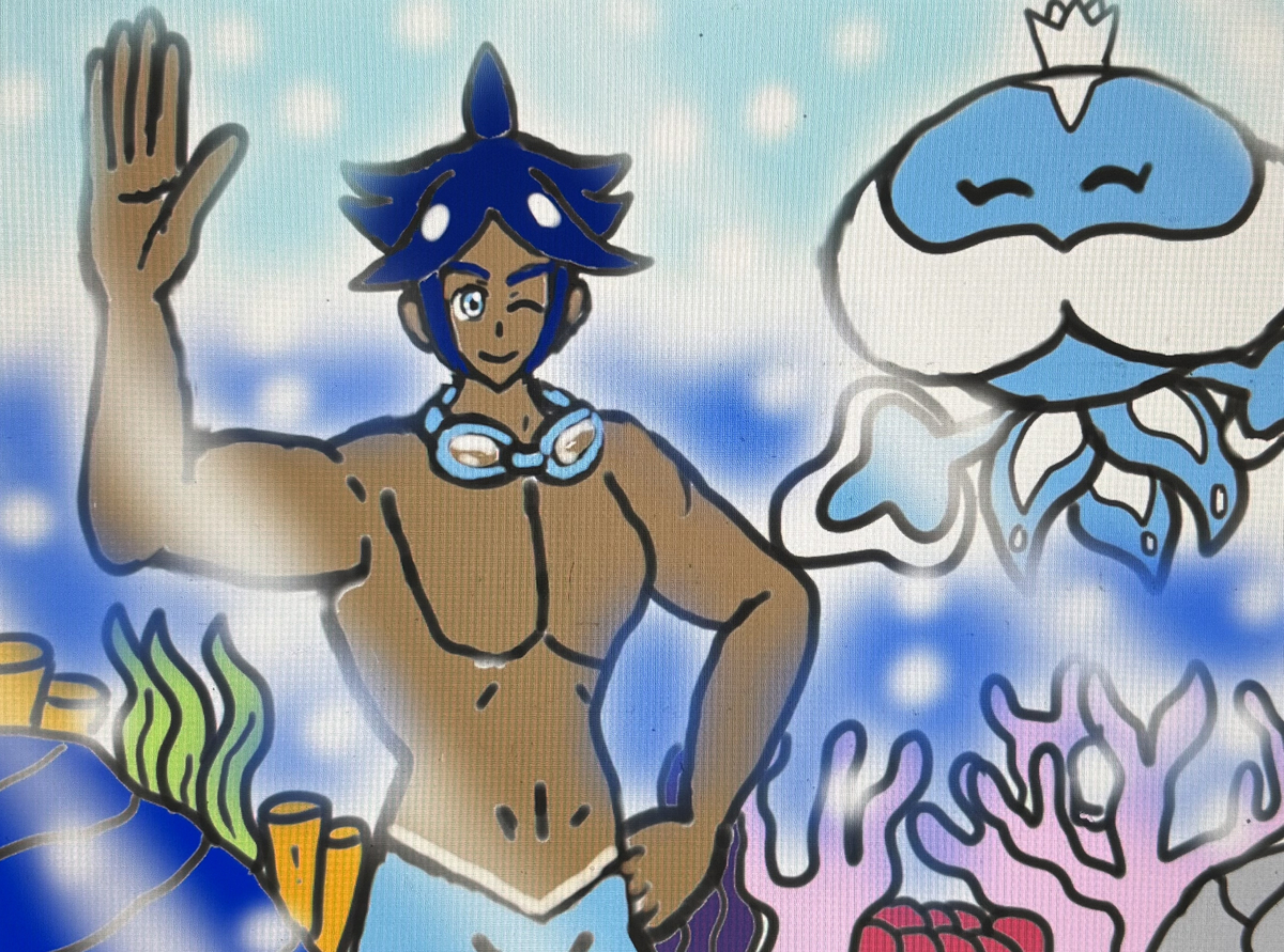 This is a pixiv picture whose title is 海の男・シズイ！🌊.