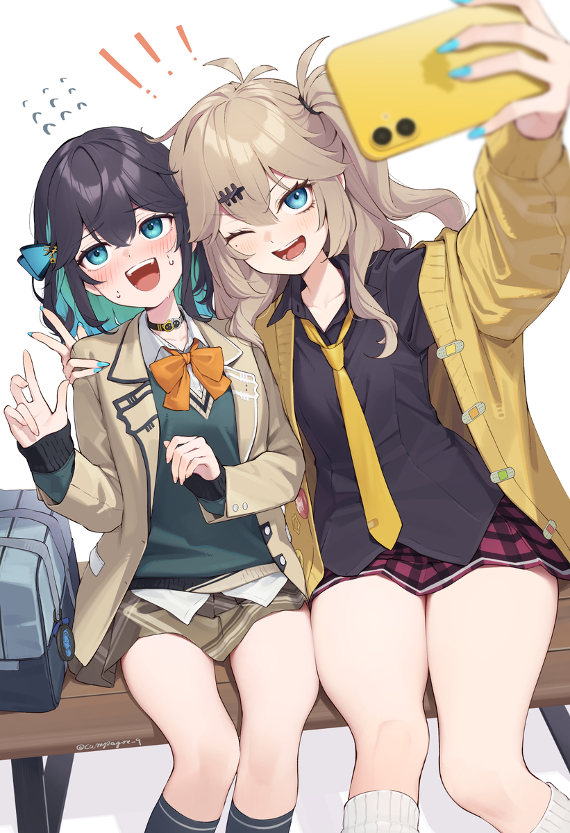 This is a pixiv picture whose title is 陰陽.