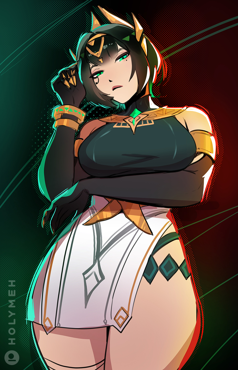 This is a pixiv picture whose title is Nefer.