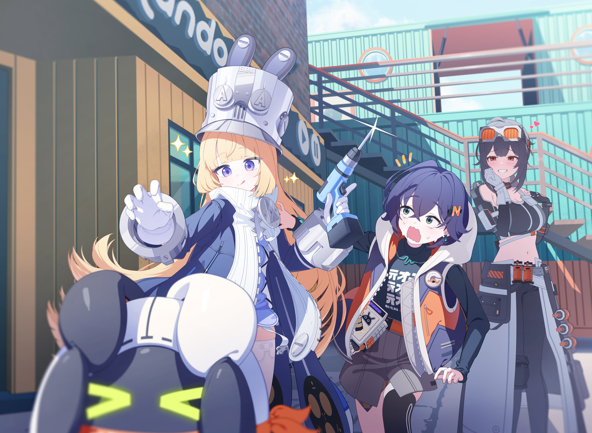 This is a pixiv picture whose title is ノルムーとイアス、リン、グレース.