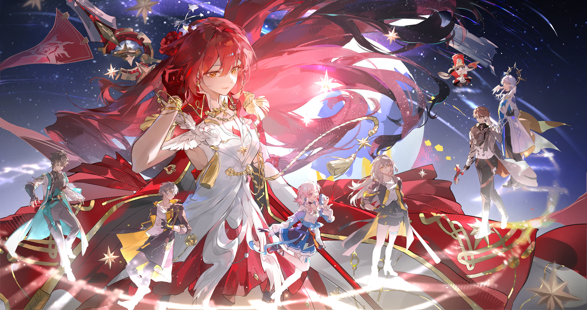 This is a pixiv picture whose title is 💫.