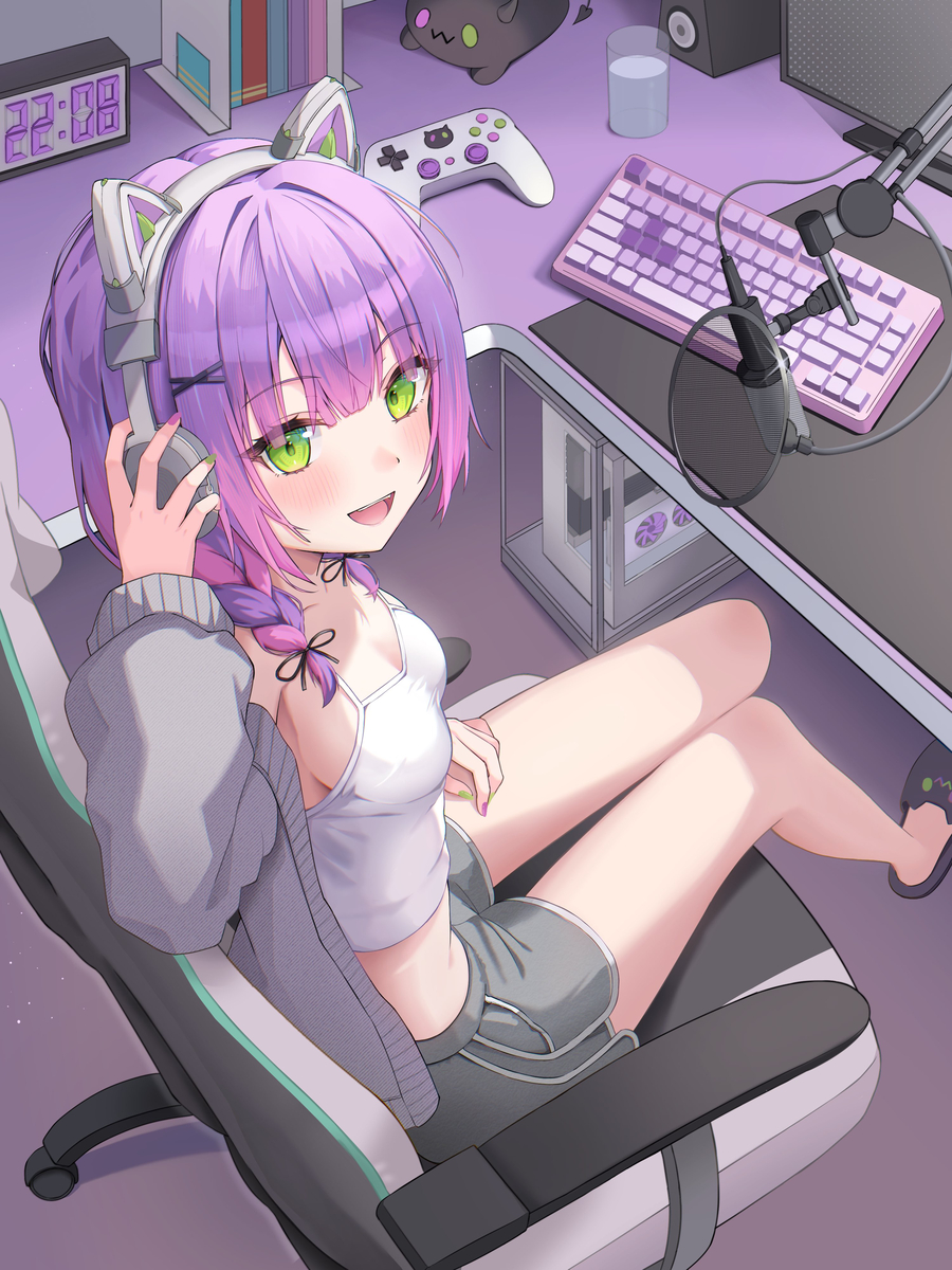 This is a pixiv picture whose title is ゲーミングトワ様.
