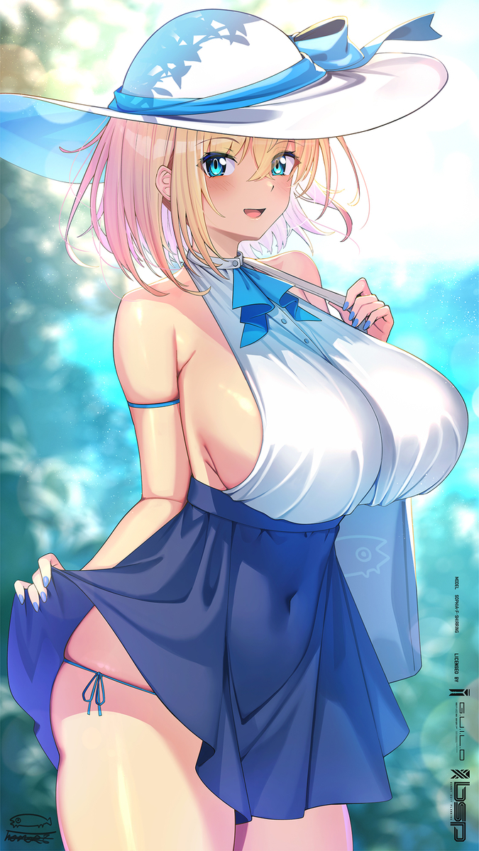 This is a pixiv picture whose title is 夏.
