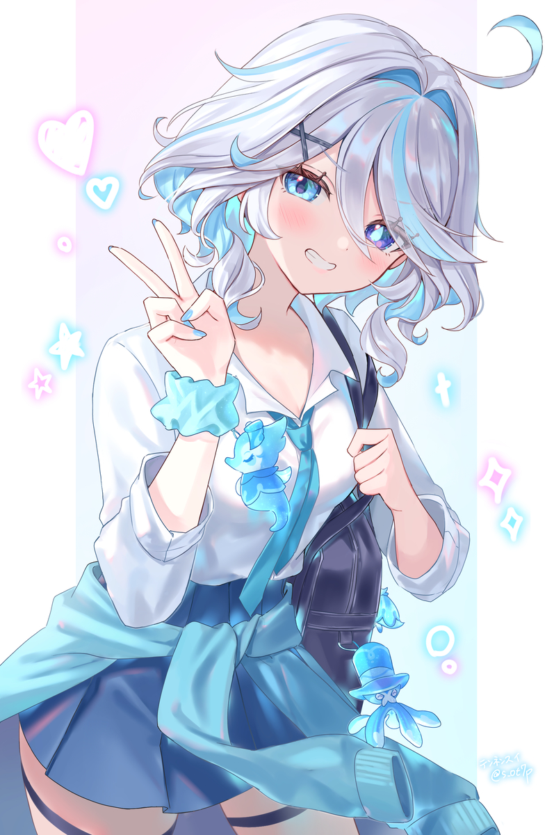 This is a pixiv picture whose title is ギャルフリーナ.