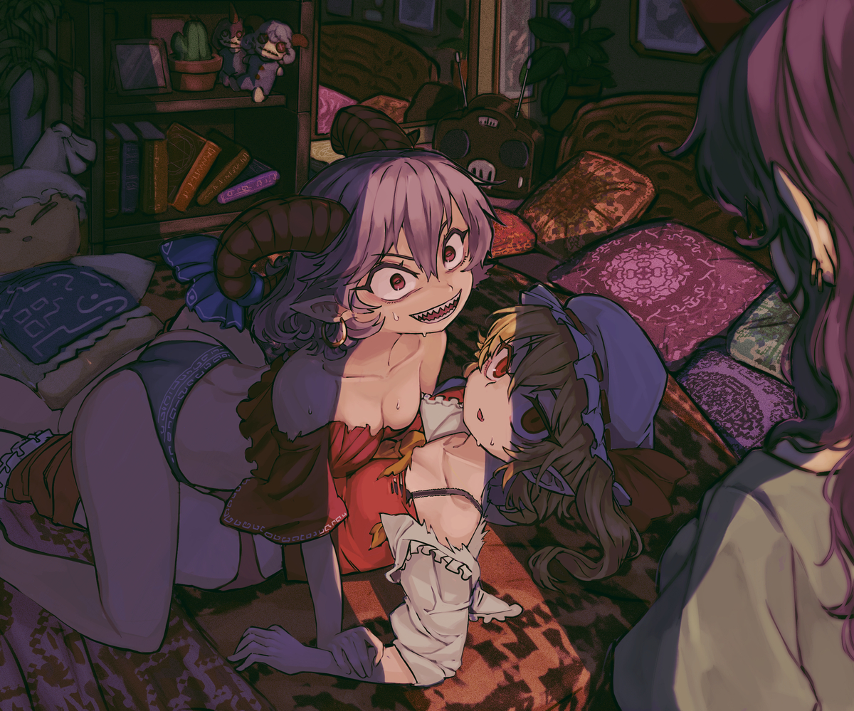 This is a pixiv picture whose title is 「ち、違うんだこれは…！」.