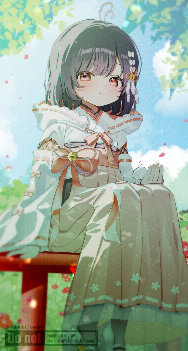 This is a pixiv picture whose title is 🧡 commission.