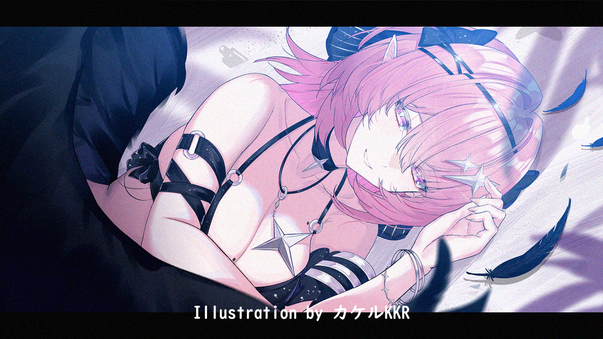 This is a pixiv picture whose title is 黒系ずき.