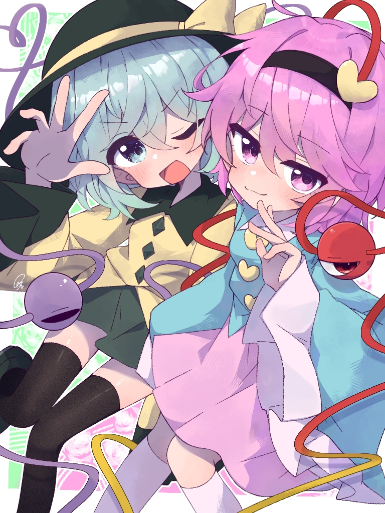 This is a pixiv picture whose title is さとこい.