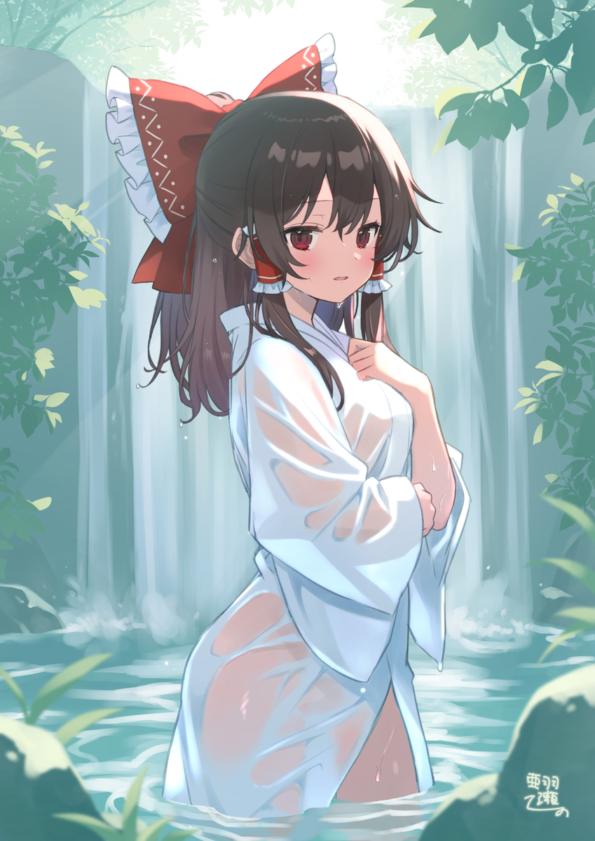 This is a pixiv picture whose title is 水行.