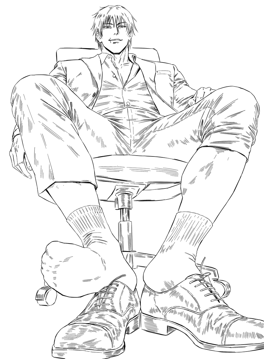 This is a pixiv picture whose title is 甚尔：过来，知道该做什么吧.