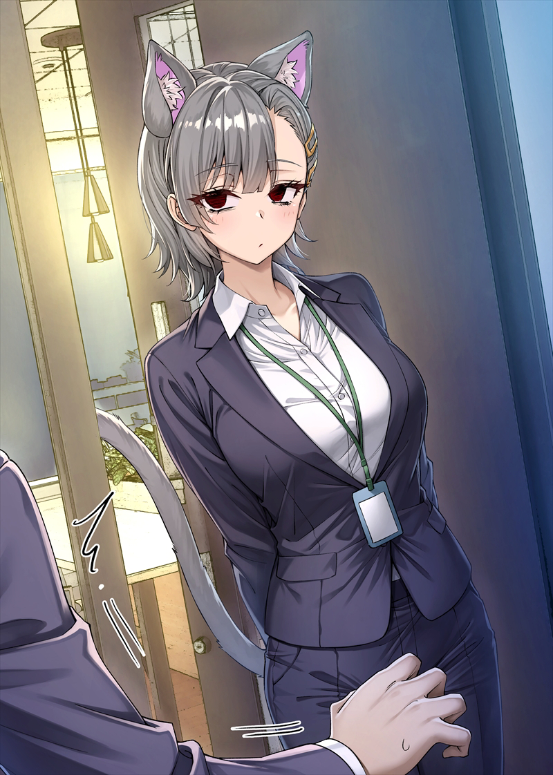 This is a pixiv picture whose title is いたずら猫.