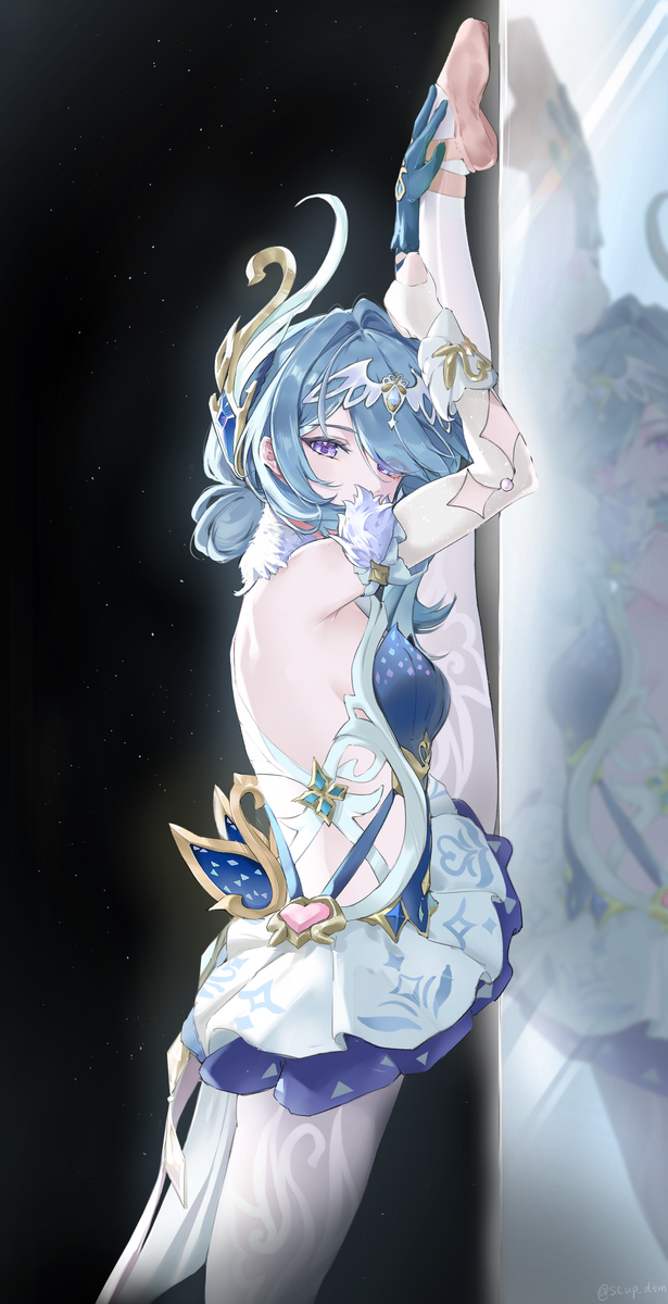 This is a pixiv picture whose title is Quiet stretch.